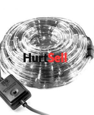 Wąż świetlny LED 10M zewnętrzny ze sterownikiem zimny biały hurtownia LED Hurtsell.com