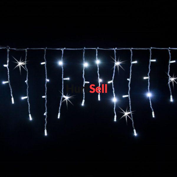 Zewnętrzne sople led światło stałe z flash Hurt ozdób świątecznych LED